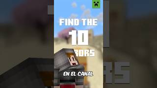 ENCUENTRA LOS 10 ERRORES DE MINECRAFT! 😱⛏️ #shorts