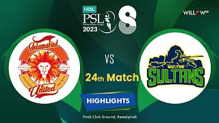 Highlights: 24th Match, Islamabad United vs Multan Sultans