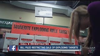 Restrictions proposed for sale of exploding targets