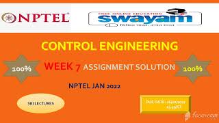 🔥💥100%💥🔥💥WEEK 7 CONTROL ENGINEERING ASSIGNMENT SOLUTION 💥
