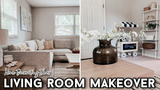 2022 Living Room Makeover & Home Decor Re-Style + Decorating Ideas | Loving Life as Megan