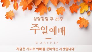 20241110 개운교회 주일 2부 예배(성령강림 후 제25주)