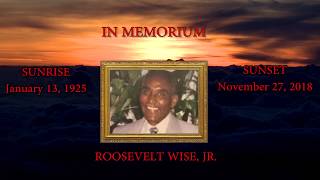 Obituary for Roosevelt Wise Jr.