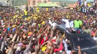 Musalia Mudavadi given heroic welcome to tangatanga team in Kalenjin land!!