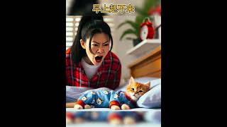 放假回家的小橘猫被嫌弃了|| #美食 #funny #cat #cutecat #cute #story #animals