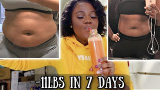 I DID A 7 DAY JUICE CLEANSE AND THIS HAPPENED | HOW I LOST WEIGHT FAST | JUICE FAST FOR WEIGHT LOSS