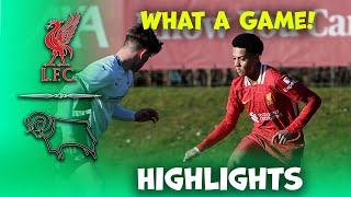 Liverpool vs Derby County | U18 Premier League | Highlights 2024/25