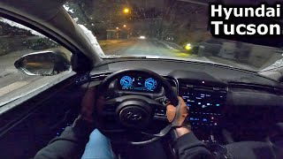 2022 Hyundai Tucson hybrid | evening POV test drive