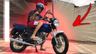 PRIMEIRO ROLE COM A MOTO NOVA QUE GANHEI DO MEU PAI !