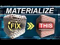 Materialize Displacement Problems Fixed (Brick Tutorial)