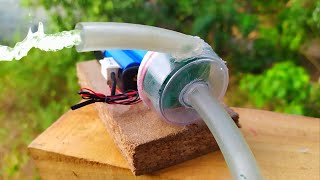 How To Make a Water Pump From DC Motor at Home | Visible Pump