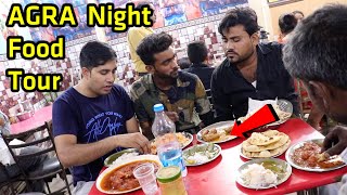 Agra Night Food Tour I Nai ki mandi agra | Indian Street Food | Vlog 100 | mSharifVlogs