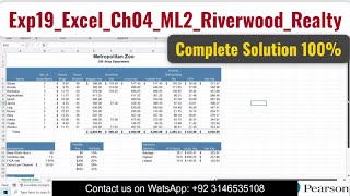 Exp19_Excel_Ch04_ML2_Riverwood_Realty |Excel Chapter 4 Mid-Level 2 #RiverwoodReality.xlsx #excelch04