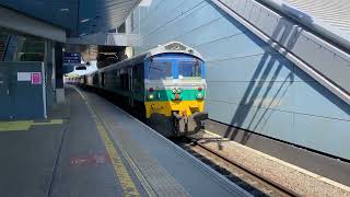 General Motors 59004 59104 both in multi passing through Reading station pulling 4000tonne !