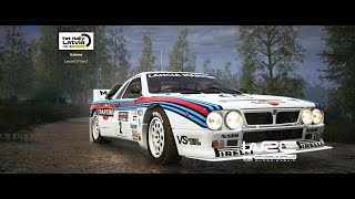 EA WRC  Lancia 037 de  Latvia(Kalvene-Wet) タイムトライアル