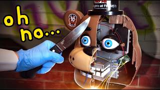 Dissecting a FNaF Animatronic Freddy Head!