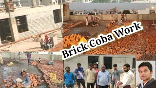 Brick Coba Work Process | Brick Bats Coba water proofing with Chemical compound.