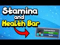 Roblox Studio - How to Make STAMINA and HEALTH BAR!