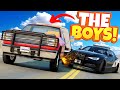 Stealing My Friend's Car Turns Into EPIC Police Chases in BeamNG Drive Mods!