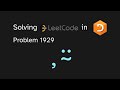 Solving LeetCode problem 1929 in 2 characters with APL (Concatenation of Array)