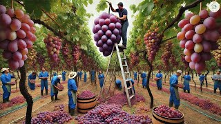 How American Farmers Harvest Millions of Tons of Grapes Every Year | Sustainable Farming