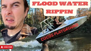 Mini Jet Boating Flood Water! Jet Boat Chronicles