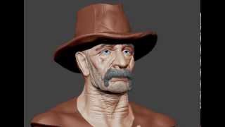 cowboy speedsculpt in zbrush 1 hour