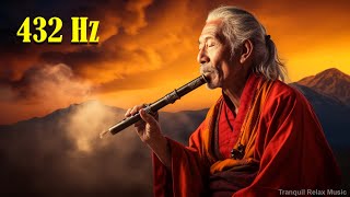 Tibetan Flute Healing | 432 Hz - Releases Melatonin & Toxin | Eliminate negative energy calm & mind