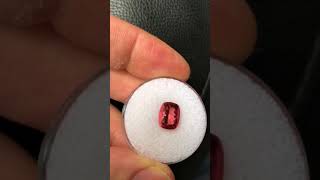 3.96ct Orange Red Pink Tourmaline