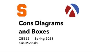 L7: Cons Diagrams and Boxes