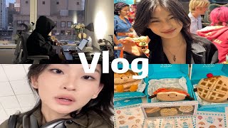 英文Vlog｜5AM起床 拥有18小时超长高效的一天！！Jellycat纽约新品发售｜Yifan