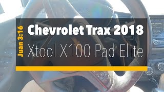 Chevrolet Trax 2018 Llaves pérdidas!! programación con X100 Pad Elite de Xtool