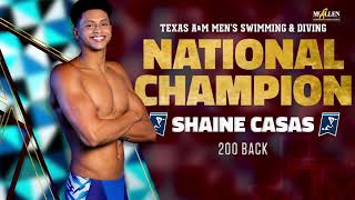 Celebrating 3 national swim titles by McHi grad Shaine Casas!