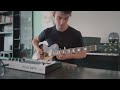 making lo fi beat with a guitar live looping with akai mpk mini