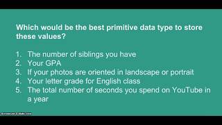 Introduction to Java — Part 4: Variable Name Restrictions and Primitive Data Types