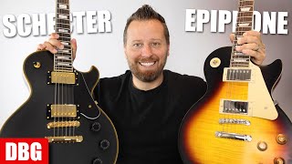 EPIPHONE vs SCHECTER! - Two Guitars That Will Make You Forget Gibson!!