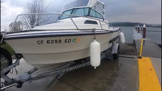 1996 arima service run out out boat doctor water test