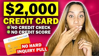 $2000 Credit Card With No Hard Inquiry Pull To Be Approval!✅ No Credit Check￼! Boost Your Scores!