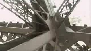 Eiffel Tower elevator ride all the way up