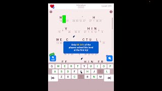 Cryptogram: The Solution For Level 220! - Step by Step Word Brain Puzzle