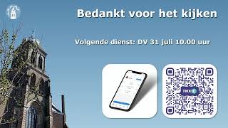 Avonddienst 24 juli 2022 - 18.30 uur