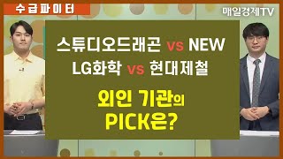 [수급파이터] 스튜디오드래곤 VS NEW LG화학 VS 현대제철 외인 기관 탑픽은? / 매일경제TV