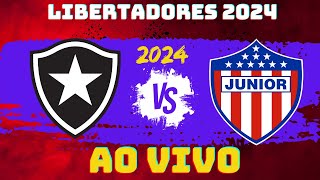 BOTAFOGO X JUNIOR BARRAQUILHA  | LIBERTADORES | AO VIVO | 2024 |