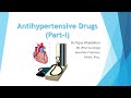 Pharmacology | Cardiovascular System | Antihypertensive Drugs (part-1)