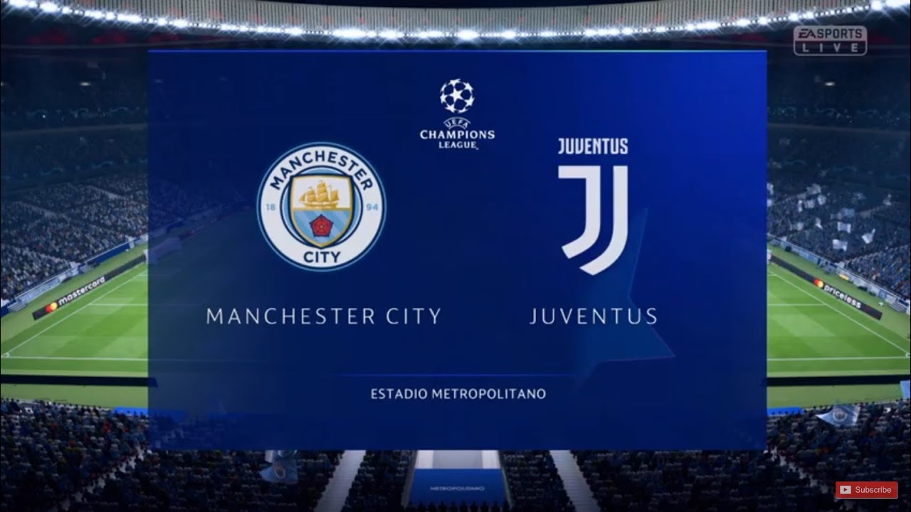 Manchester City Vs Juventus UCL Quarter-Final 2020 - YouTube