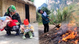 The boy and his sister learned to speak and sell sugar cane.