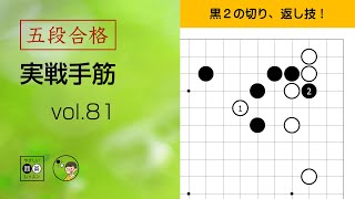 【五段合格・実戦手筋】81 ～やさしい囲碁レッスン～