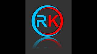 Creative R + K Logo Design in CorelDRAW