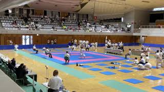 【沖縄空手】第17回沖縄県少年少女空手道選手権大会　6年生男子形　4回戦　渡久地琉樹(青)【セーパイ】