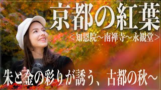 【京都】一生に一度は見たい！紅葉に包まれた古都、歴史が息づく秋の散策へー＜知恩院〜南禅寺〜永観堂篇＞